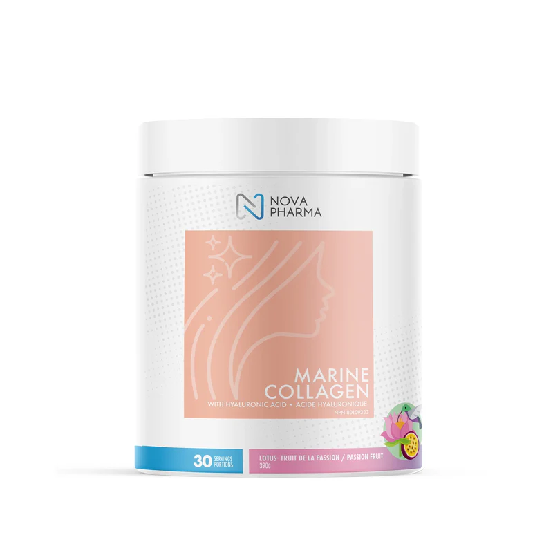 NOVA PHARMA - Collagene Marin + acide Hyaluronique Lotus Fruit de la passion