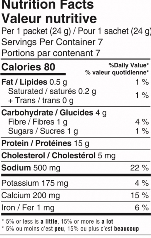 PROTI-BAR - Soupe crème de champignons