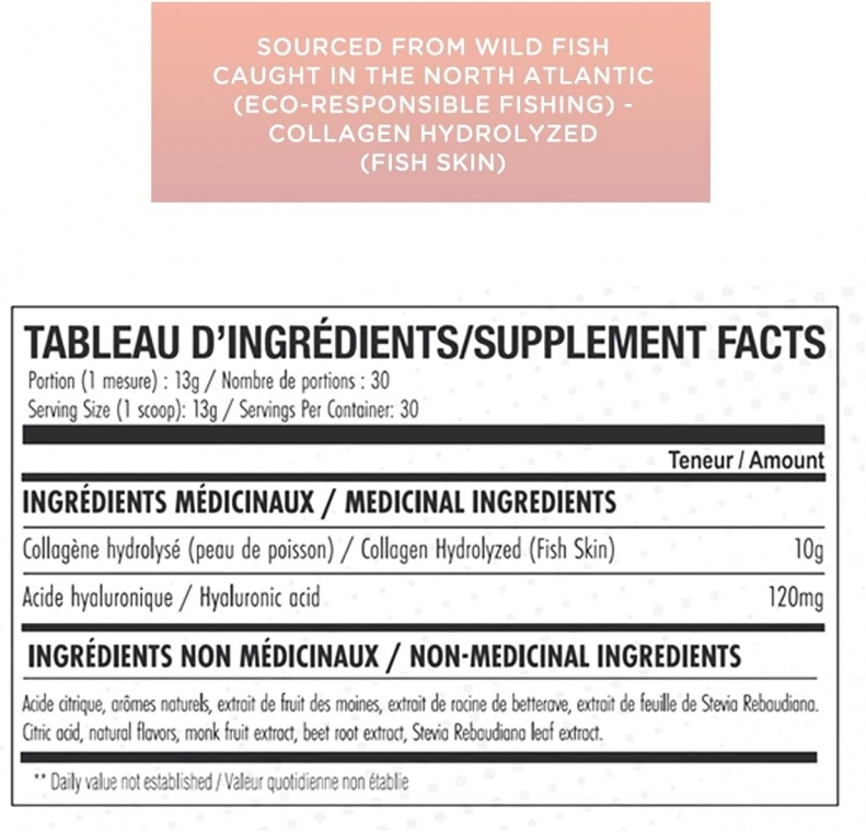 NOVA PHARMA - Collagene Marin + acide Hyaluronique Lotus Fruit de la passion