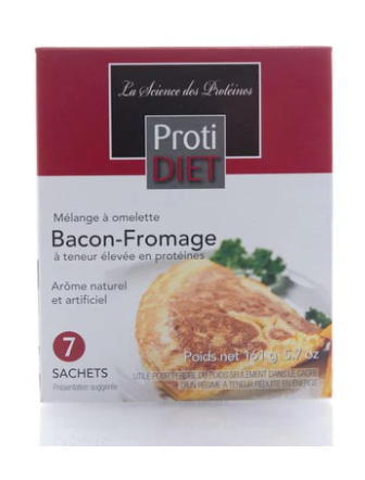 PROTI-DIET - Omelette Bacon-fromage