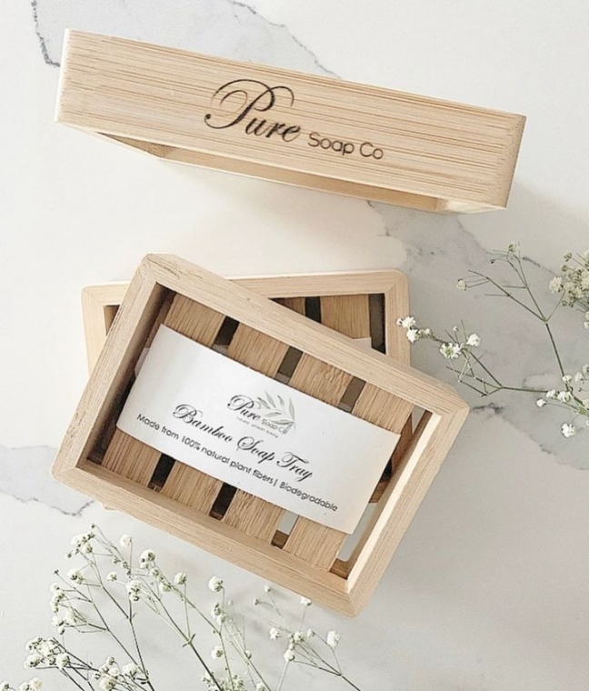 PURE BOTANICA -Porte-savon en bambou