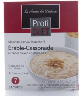 PROTI-DIET - Gruau érable et cassonade