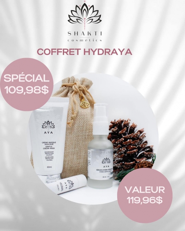 SHAKTI COSMETICS - Coffret de noël HYDRAYA