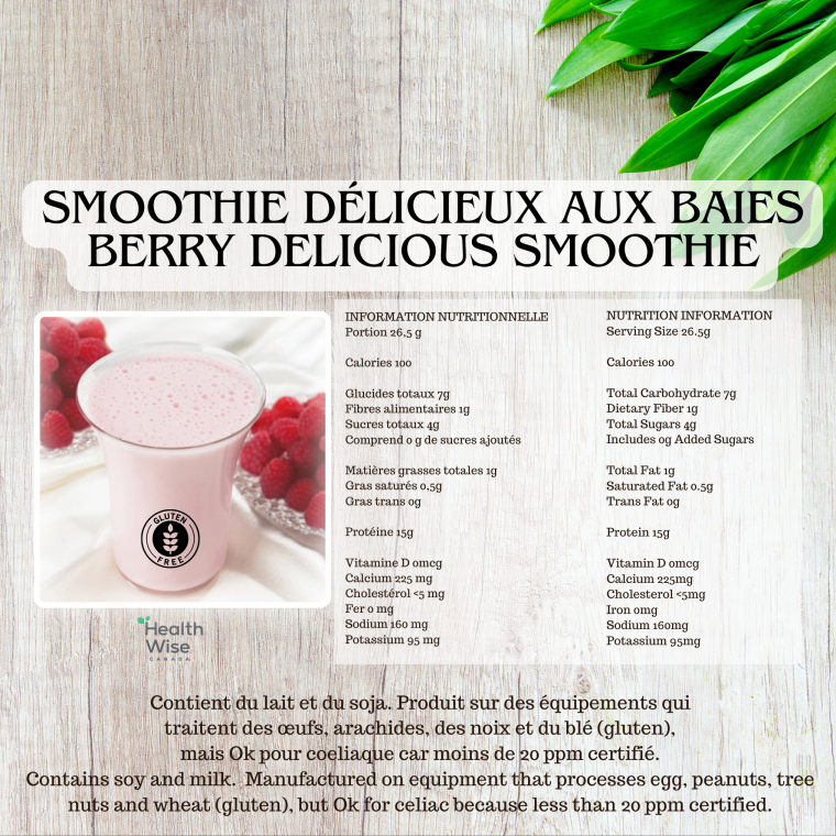 HEALTH WISE - Smoothie délicieux aux baies